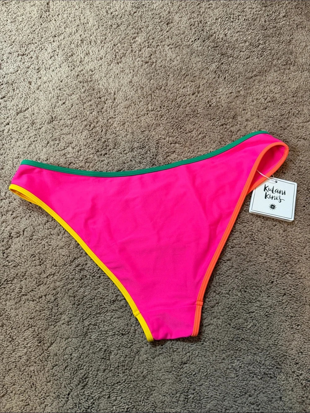 Kulani Kinis Modest Full Coverage Bikini Bottom - Passionfruit Punch